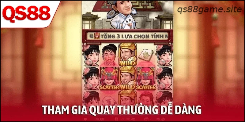 Tham gia quay thưởng dễ dàng
